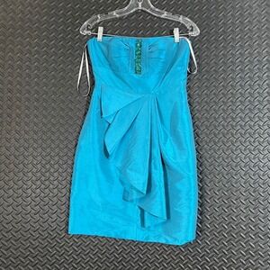 Mikael Aghal | Dresses | Mikael Aghal Pleated Midi Dress Size 4 | Poshmark